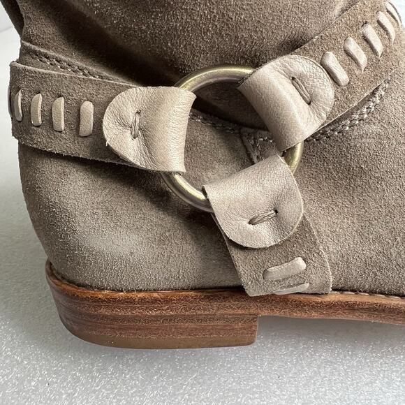 Alberto Fermani 'Sofia' Suede Harness Boot, Women Size 35.5 (5.5 US), $575 - Picture 9 of 11
